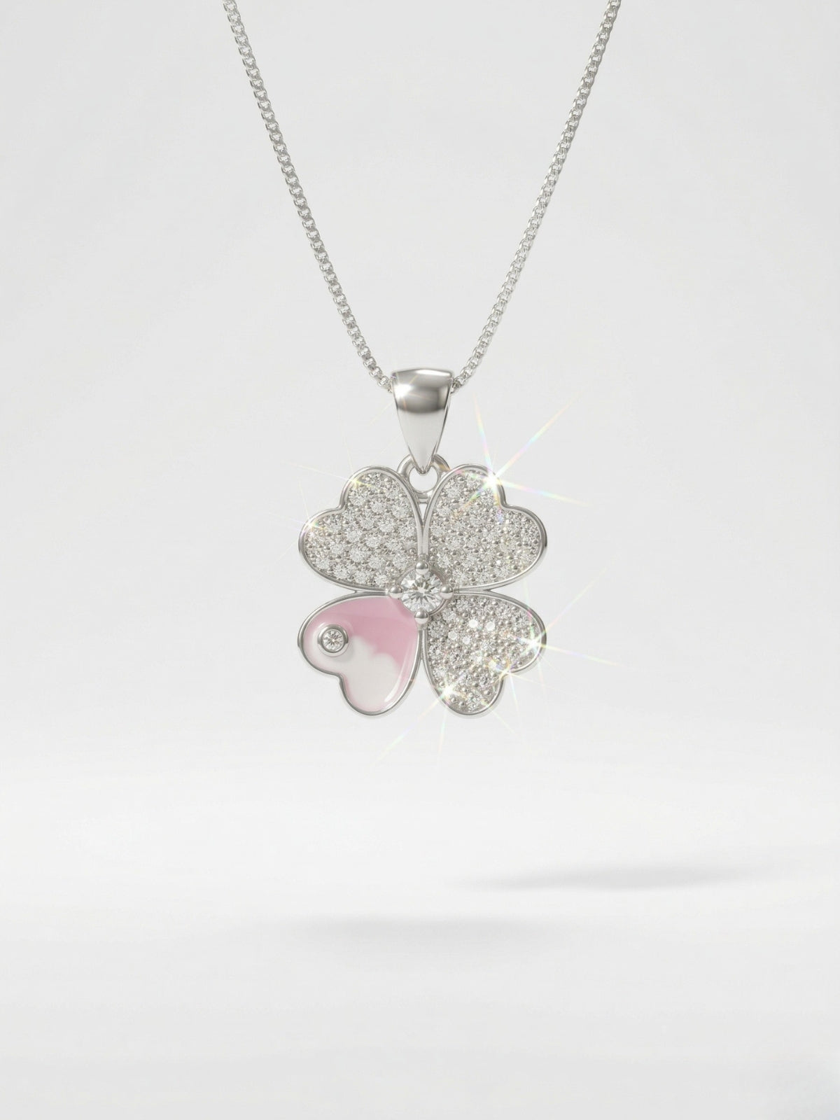 Clover & Heart Pendant